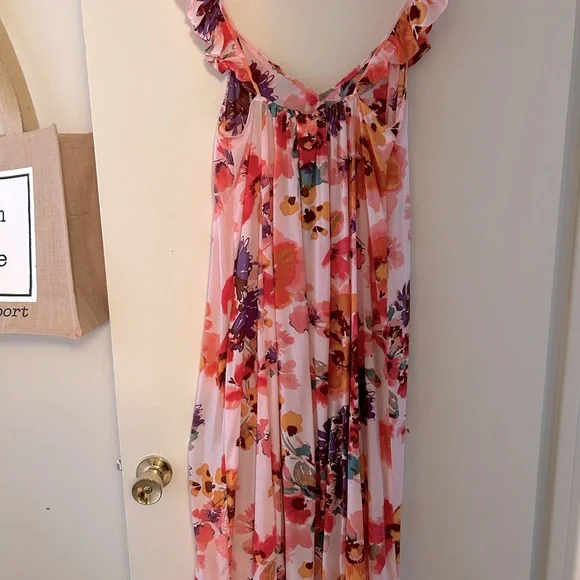 NWT H&M floral lyocel viscose dress - Picture 3 of 7